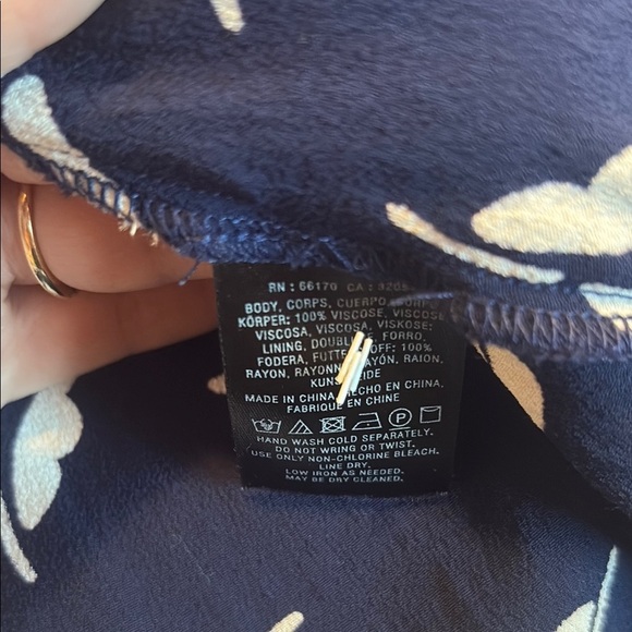 Maeve size 0 Floral Navy Dress - Picture 5 of 5